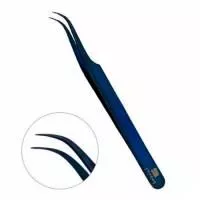 Пинцет «Charme Zone» (Шарм Зон) изогнутый синий Пинцет «Charme Zone» (Шарм Зон) изогнутый синий