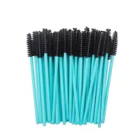 Щеточки упаковка 10 штук (Ворсовые)(Бирюзово-Черные) Щеточки упаковка 10 штук (Ворсовые)(Бирюзово-Черные)