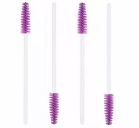 Щеточки упаковка 10 штук (Ворсовые)(Фиолетово-Белые) Щеточки упаковка 10 штук (Ворсовые)(Фиолетово-Белые)